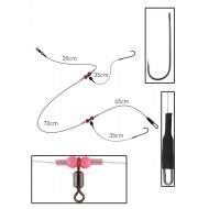 Bas de ligne monté Surf RIG SURF ATLANTIC 2 Daiwa