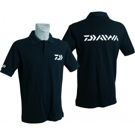 polo homme manches courtes noir Daiwa